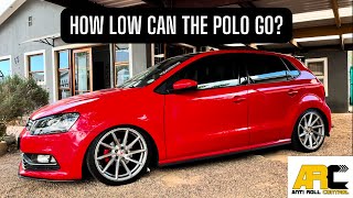 HOW LOW CAN THIS POLO GO ON ARC COILOVERS?