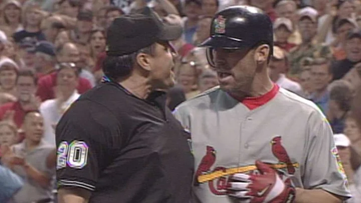 2005 NLCS Gm4: Edmonds ejected for arguing strikes