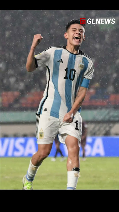 Lahirnya Messi Baru dari Tanah Argentina Claudio Echeverri Hattrick  #messi #argentina #shorts