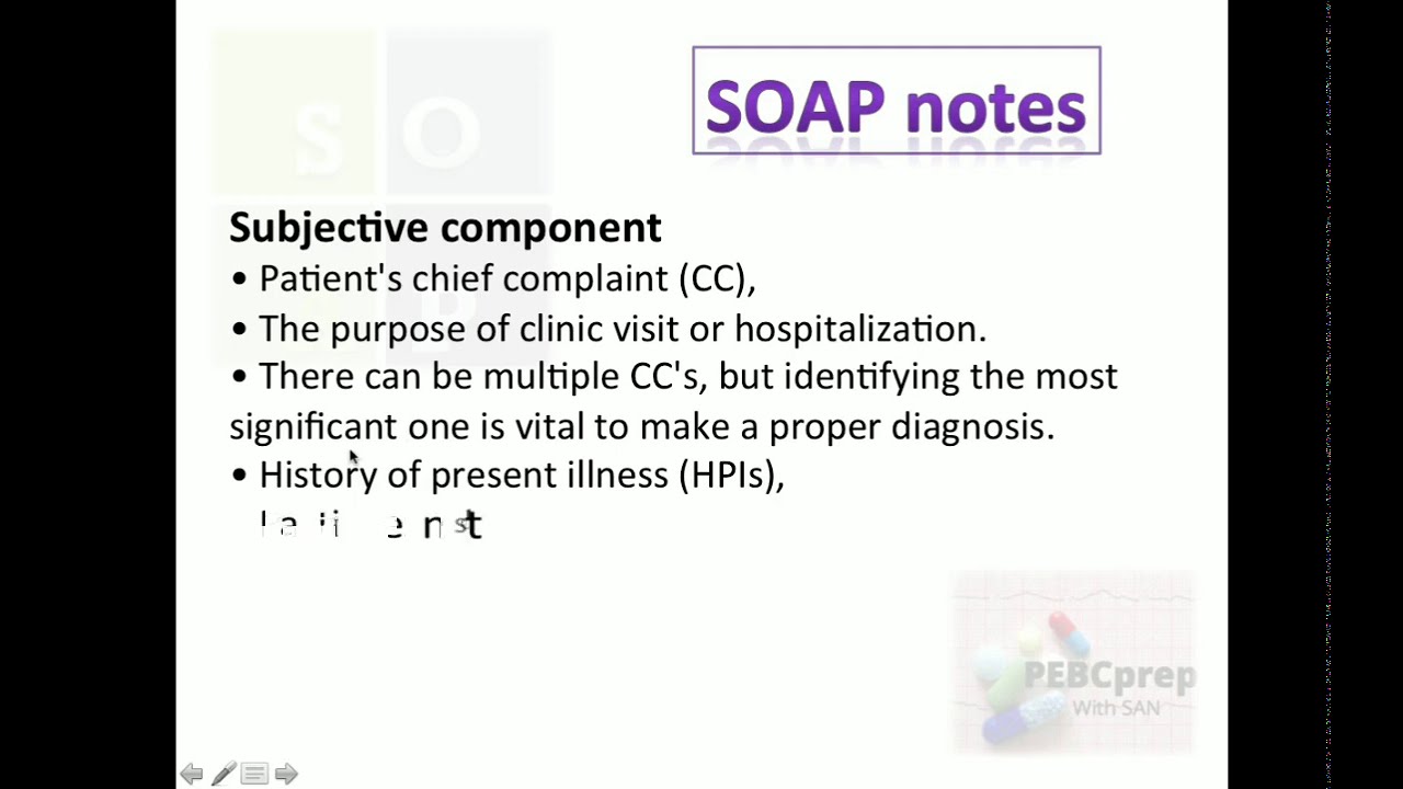 pharmacy soap note example