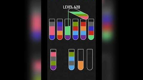 Water sort puzzle level 420