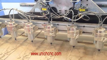 UNICH multi heads wood engraving cnc router