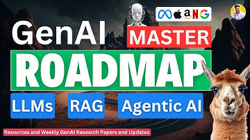 GenAI Roadmap [Ultimate AI Roadmap] 2025 | From GenAI LLMs RAG Agentic AI | FAANG Ready Guide