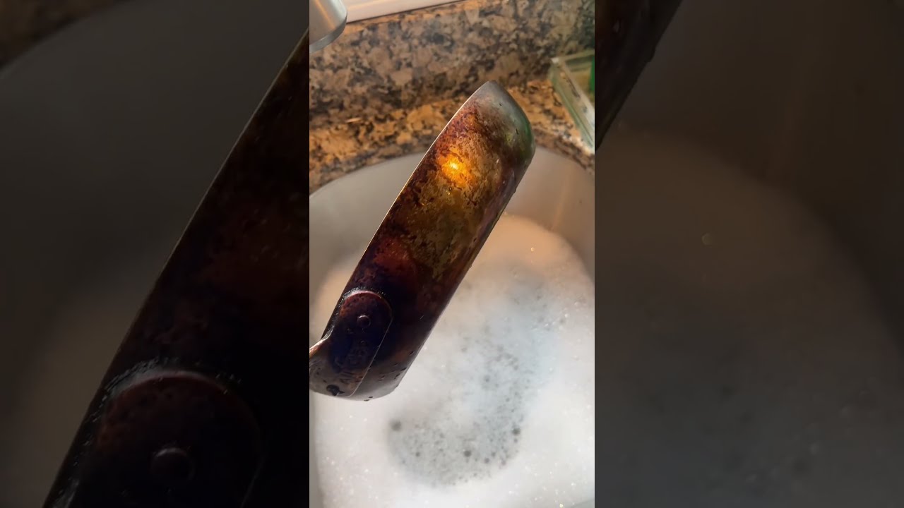 How I Clean My Stainless Steel Pan Details In Description Kitchentools Cleaning