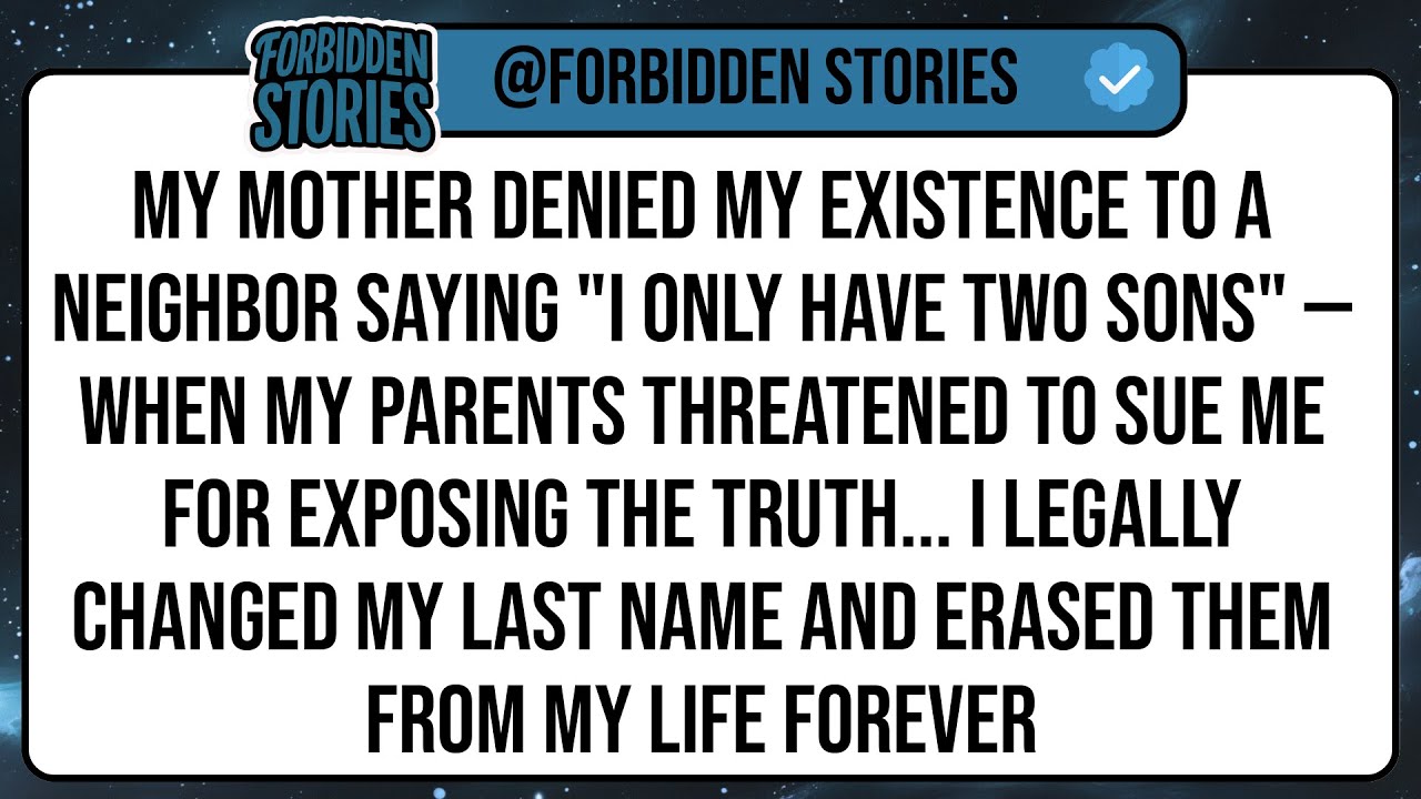 My Mother Denied My Existence to a Neighbor Saying 