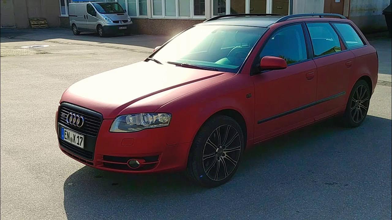 Vollfolierter Audi A4 B7 in Arlon Red aluminium & starry night by Auto-Dress  in NRW / Schwelm 