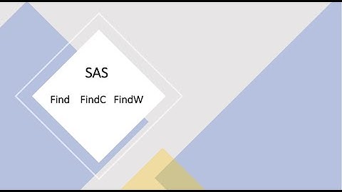 SAS find function