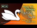 How to Design in Illustrator | Using Brush Tool to design various shapes like Animals