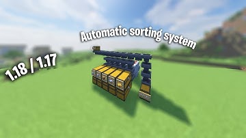 Minecraft Full Automatic Sorting System - 1.19/ 1.18 / 1.17 ........