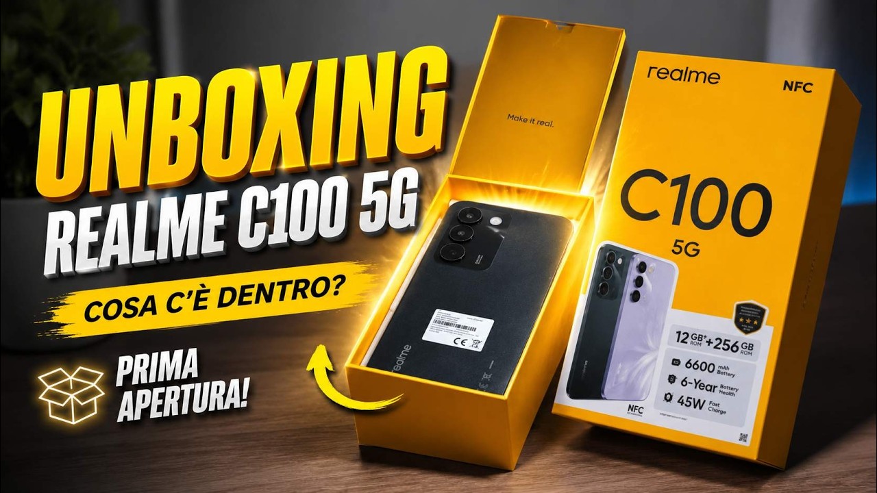realme C100 5G Unboxing