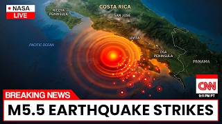 M5.5 DEEP EARTHQUAKE STRIKES COSTA RICA — Swarm Hits Pacific Coast Right Now!