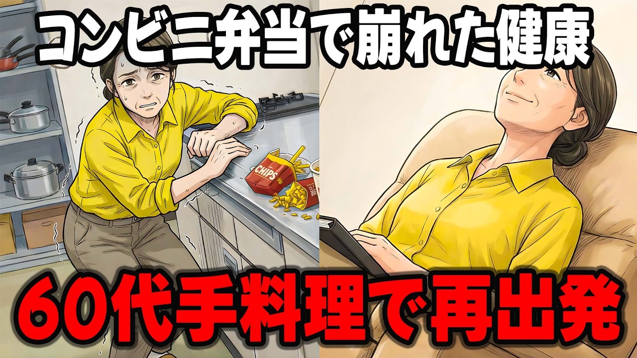 【漫画】60代女性が健康を取り戻すまで｜孤独な食生活からの脱出