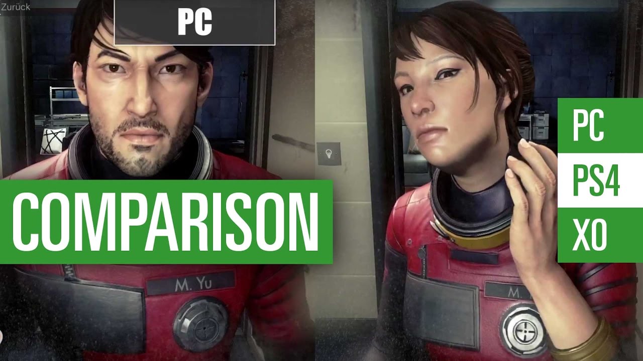 Prey Pc Vs Xbox One Vs Ps4 Graphics Comparison Grafikvergleich Youtube