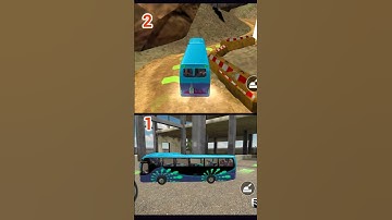 Offroad Coach Bus Driving Simulator 3D - #bus #driving #gameplay  #shorts #video