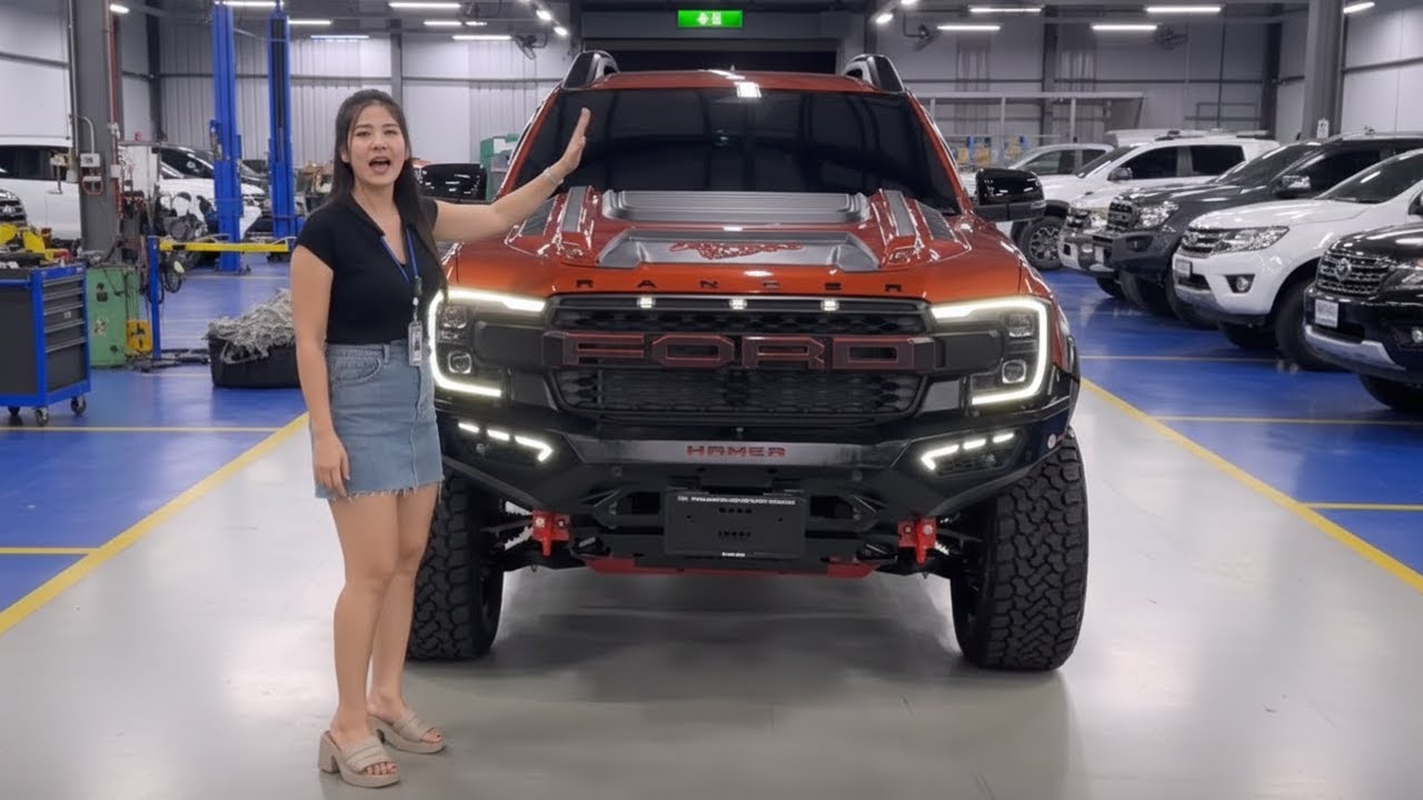 Stunning Makeover! Hamer Ford Ranger Stromtrak 4 Door With a Full Body Kit Thailand Car Review
