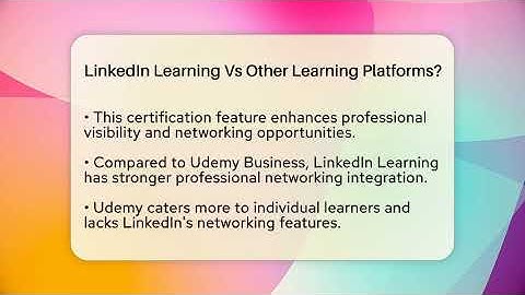 LinkedIn Learning Vs Other Learning Platforms? - Everyday-Networking