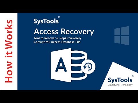 MS Access MDB & ACCDB Recovery Tool - восстановить поврежденную базу данных Access