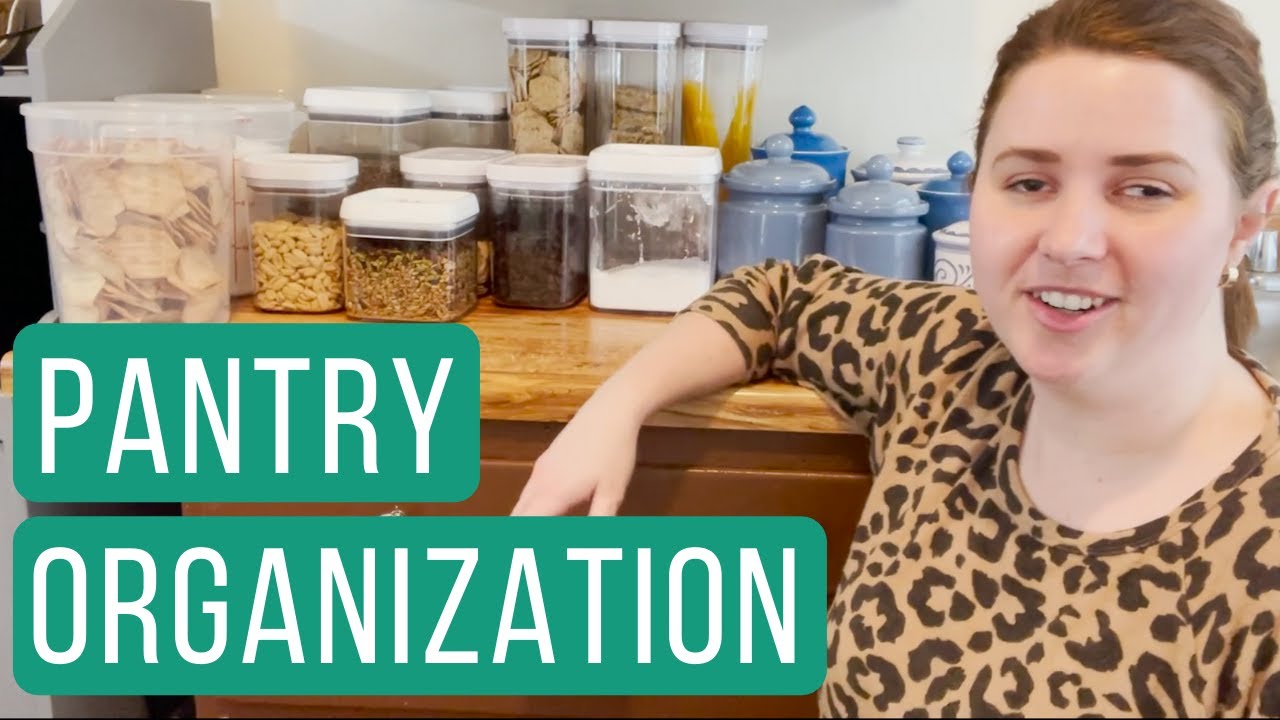 HOW I CREATE LARGE PRINT LABELS | Let's Organize Kitchen Pantry Shelves