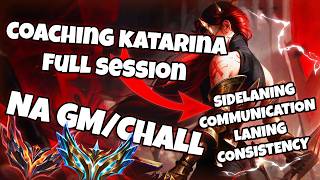 HOW TO BECOME MORE CONSISTENT AS KATARINA? COACHING VOD GM/CHALL NA screenshot 4