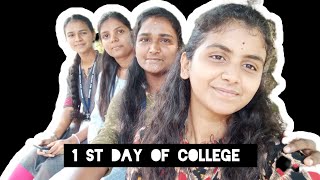 6 th sem 1 st day college vlog 😊