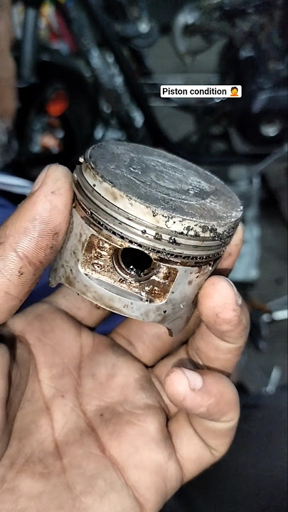Piston Condition #piston #ringpiston #bike #engine #automobile