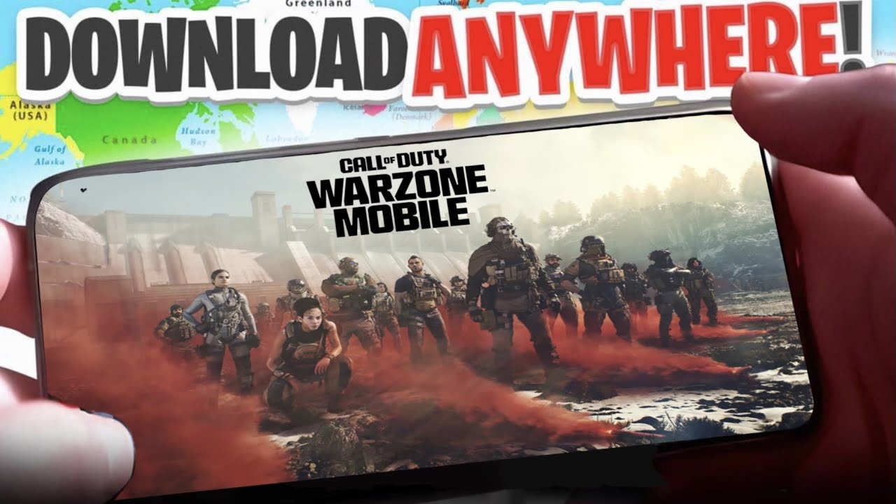 HOW TO PLAY WARZONE MOBILE ANYWHERE IN THE WORLD! iOS + ANDROID