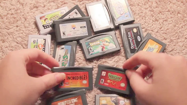 Whispered Show & Tell: DS & GBA Games (light tapping)