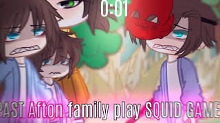 If the Afton family played SQUID GAME?! (FNaF) 🦑