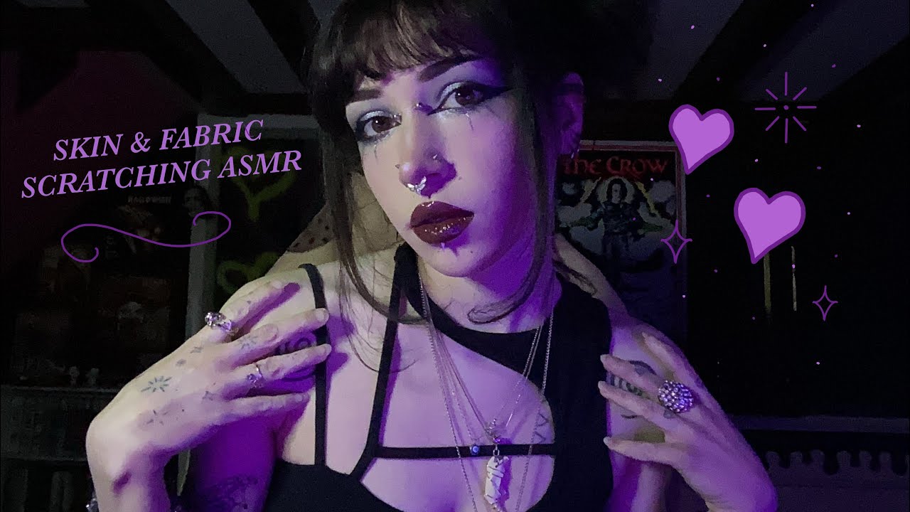 Skin Scratching & Fabric Scratching ASMR | Rambling, Whispering