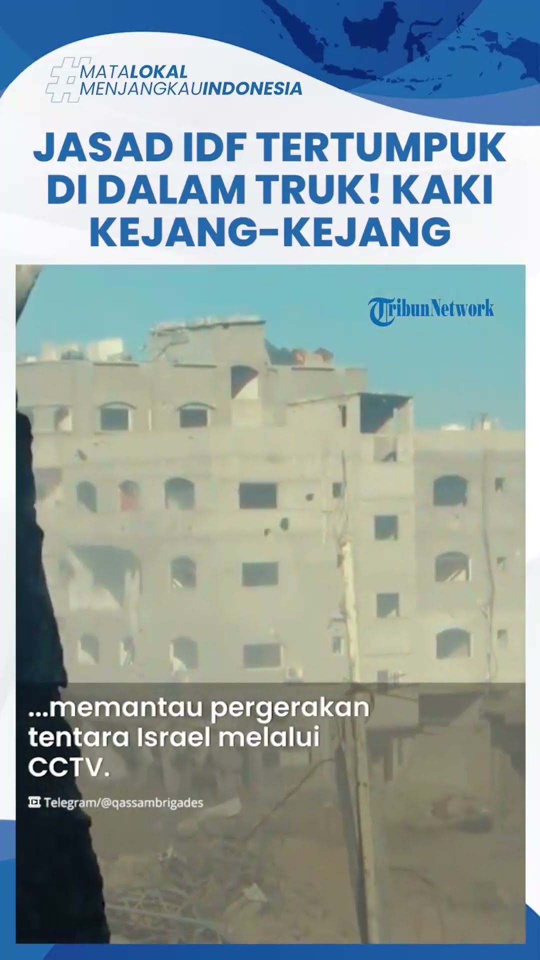 Jasad Tentara Israel Tertumpuk di Truk seusai Dihajar Tembakan Brigade Al-Qassam, Kaki IDF Kejang