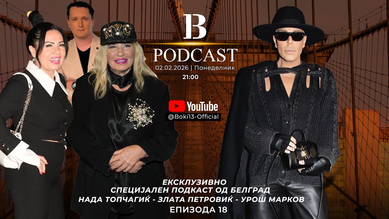 B-13 PODCAST S02 EP18 GOSTI: NADA TOPCAGIC,ZLATA PETROVIC I UROS MARKOV