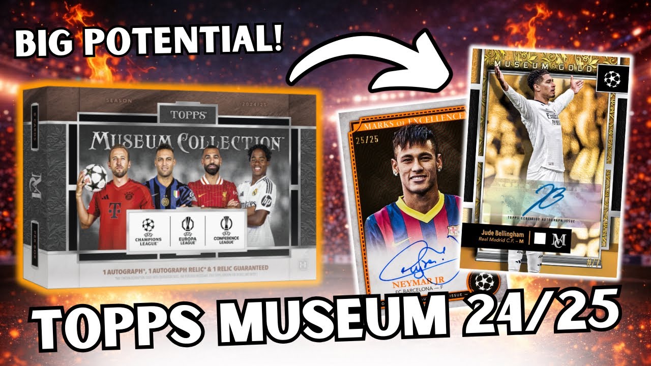 Opening the NEW Topps Museum UCC 24/25 hobby box! - YouTube