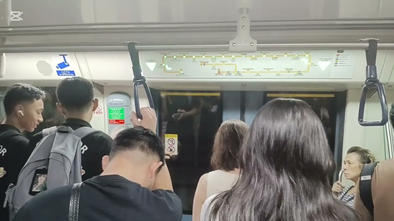 CCL SMRT C830C emu from CC9/EW8 Paya Lebar to CC13/Ne12 Serangoon (Anti clockwise)