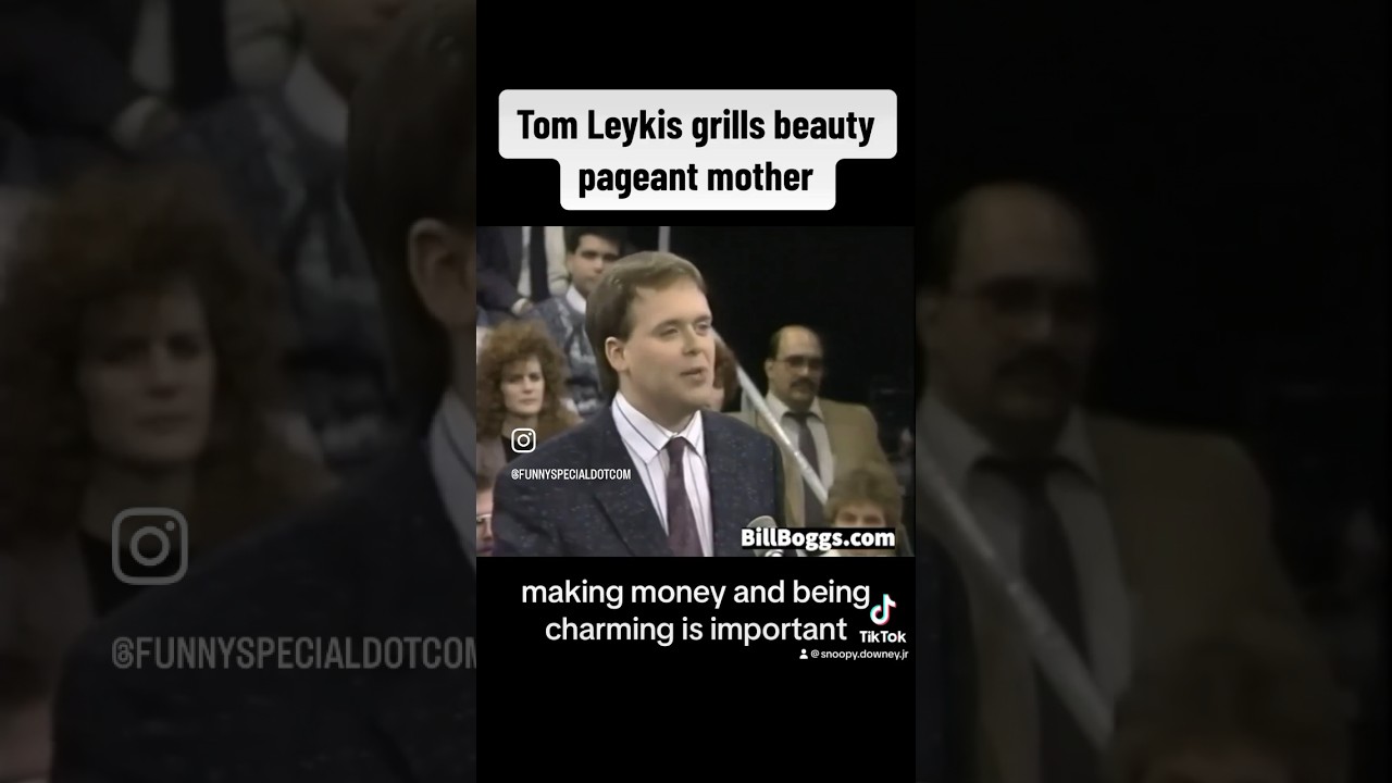 Tom Leykis grills beauty pageant mother - Morton Downey Jr Show Kid’s Beauty Pageants ep 1/9