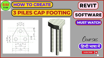 How to create Pile cap family in Revit #bimgyan #youtube #piles #footing