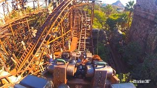 [HD] Raging Spirits Coaster - Ancient Ruins Themed Roller Coaster - Tokyo DisneySea