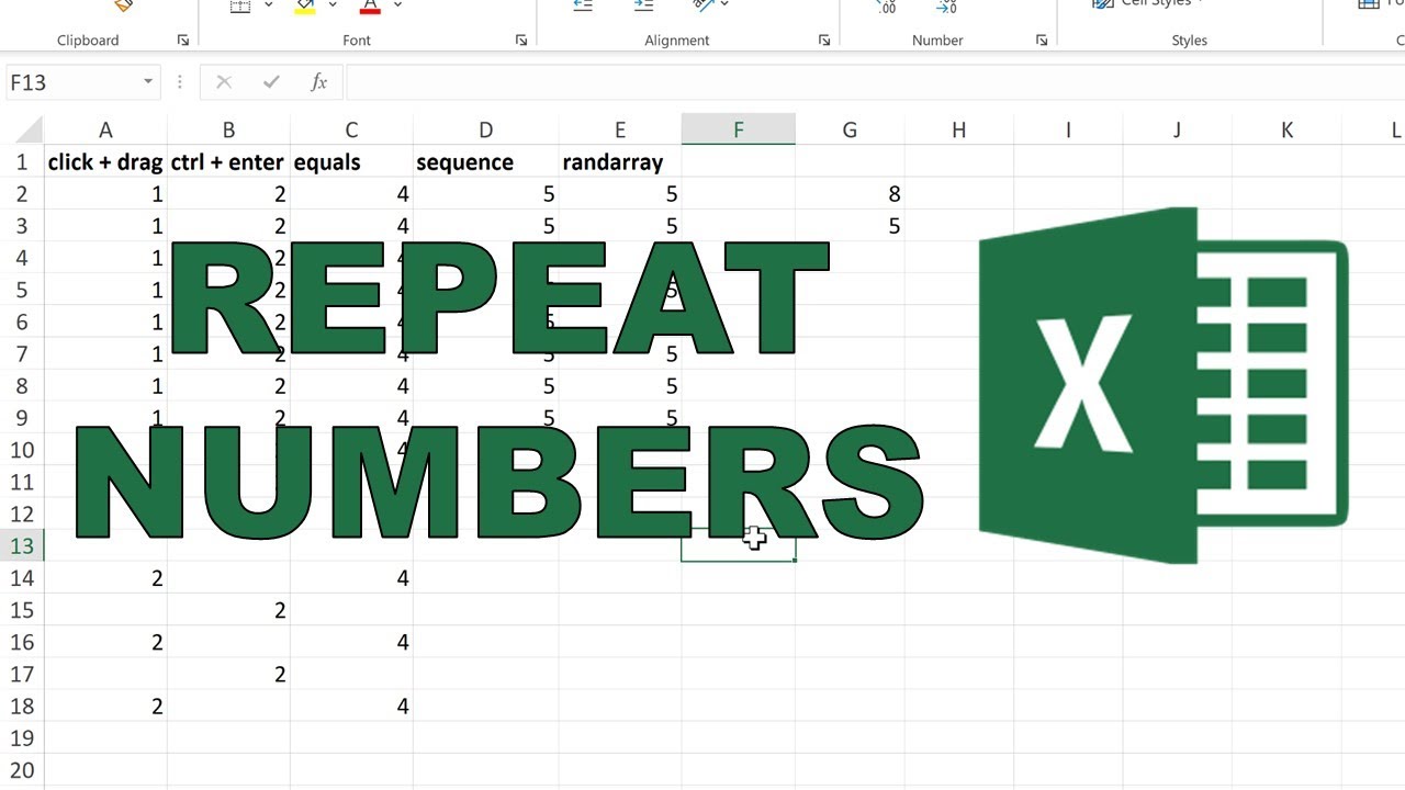 Microsoft Excel: How can we cross check the texts and numbers from