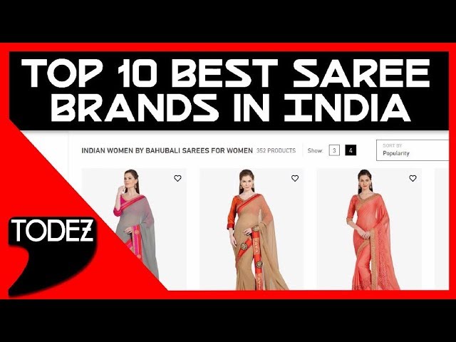 Top 10 Best Saree Brands In India 2024 | Trendy List Update