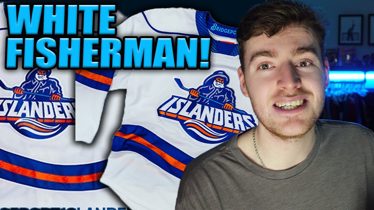 NEW* White Fisherman Jersey?! - Bridgeport Islanders Alternate