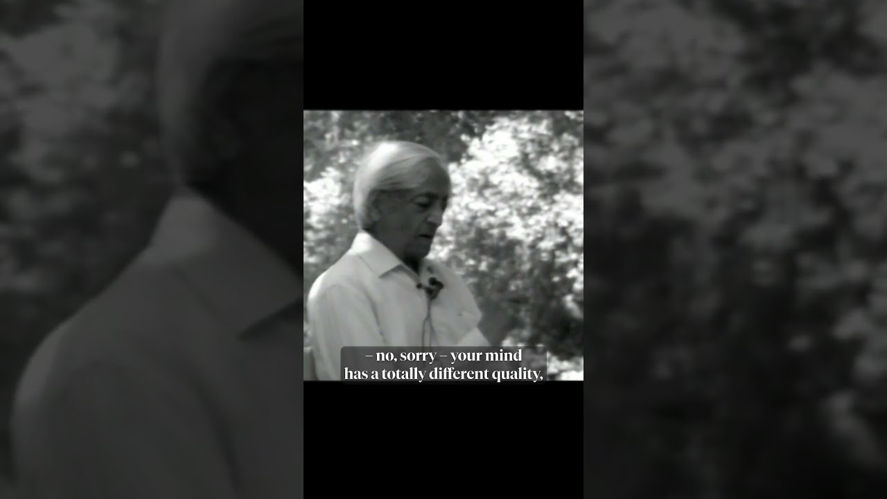 Live with death | Krishnamurti