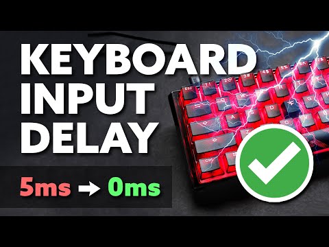How To Get NO INPUT DELAY On Your Keyboard! ? (Get Lower Latency)