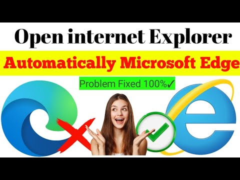 How To Open Internet Explorer Without Edge | Internet Explorer Open But Opens Microsoft Edge 2025