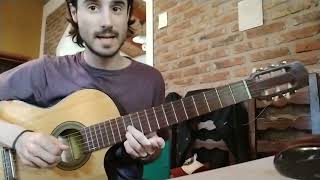 EN CLASE DE GUITARRA - Del chúcaro - Horacio Guarany (introducción)