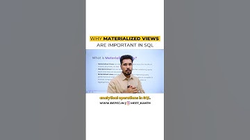 Why Materialized Views in SQL?? #dataanalysis #datascience #sql