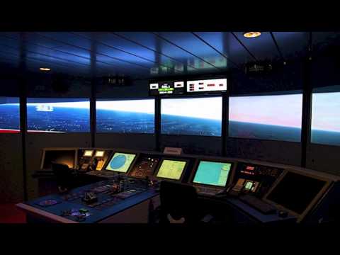 AIDA Brückensimulator in Rostock - Simulator für  AIDA-Kapitäne und den nautische Nachwuchs