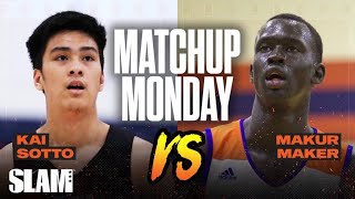 Kai Sotto vs Makur Maker! SEVEN Foot Phenoms: SLAM Matchup Monday