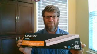 Unboxing of GetInLight Under Cabinet LED Dimmable Lighting - Live First Impressions