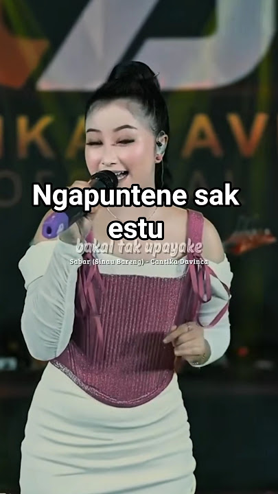 ngapuntene sak estu #liryc #cantikadavica