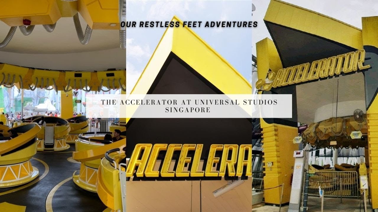 🇸🇬 Universal Studios Singapore The Accelerator ride YouTube