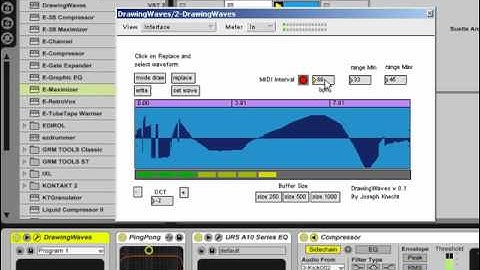 DrawingWaves Plugin MAX MSP